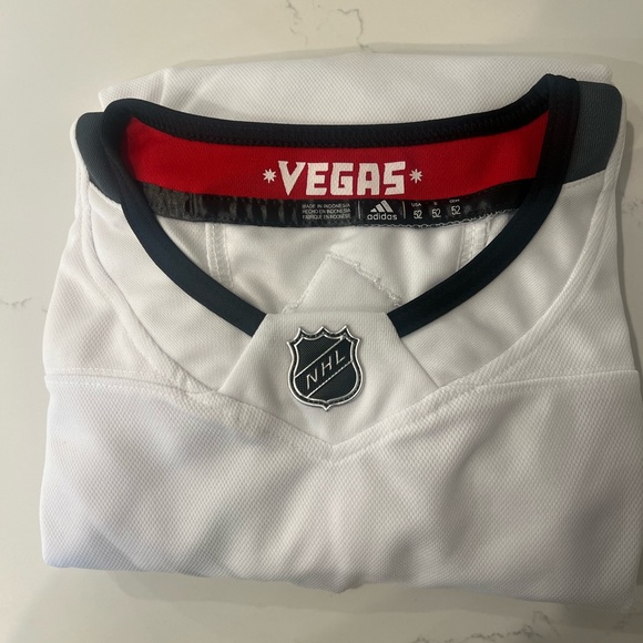 Adidas Vegas Hockey Jersey - White and Black - Picture 2 of 2